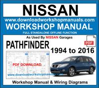 Nissan Pahfinder Workshop Repair Manual